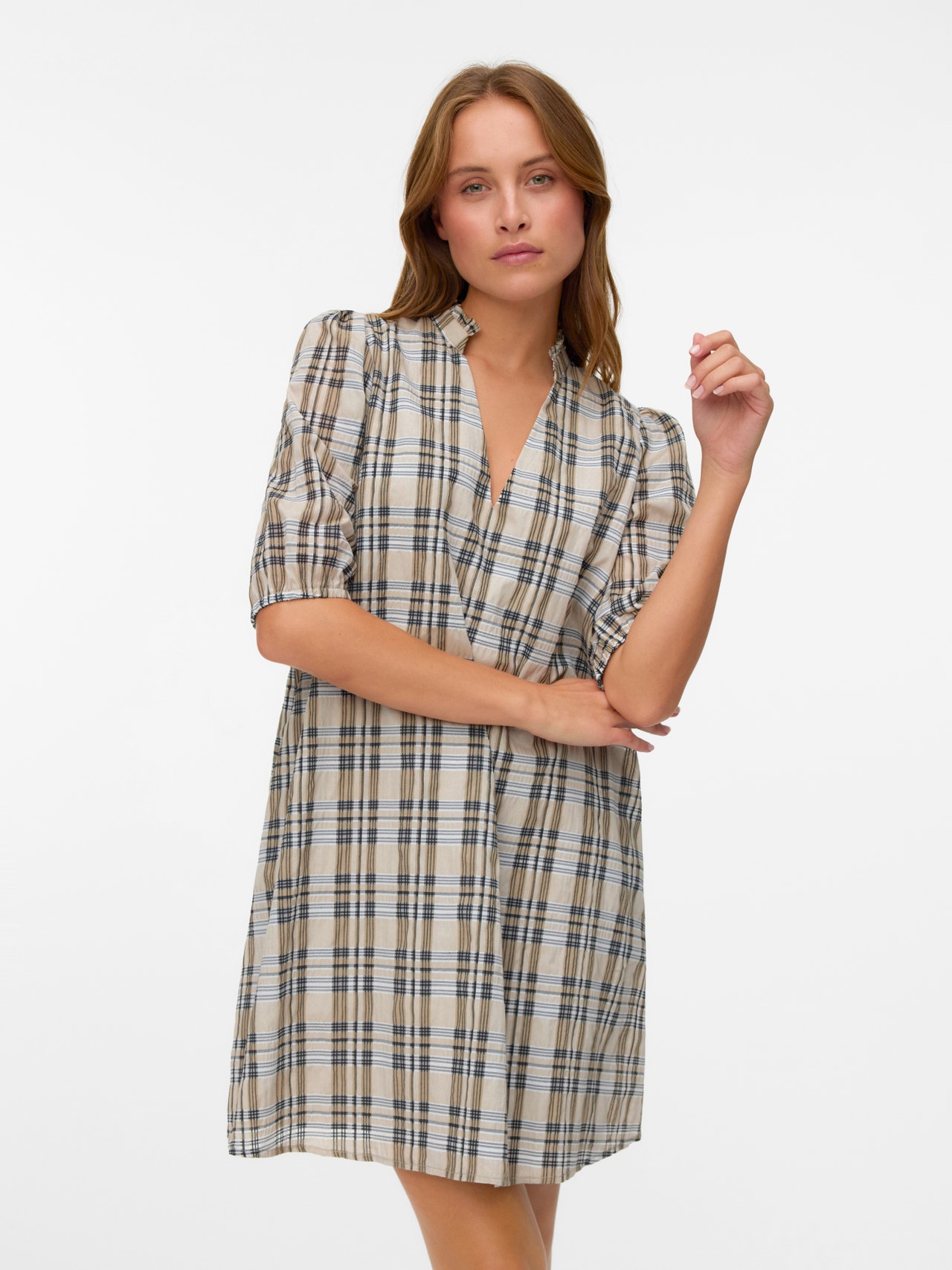 Vero Moda VMMALI Kurzes Kleid -Pumice Stone - 10341897