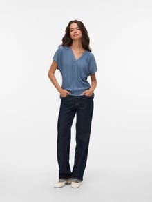Vero Moda VMPAIGE Top -China Blue - 10341993