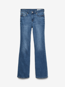 Vero Moda VMFLASH Taille moyenne Flared Fit Jeans -Medium Blue Denim - 10342007