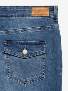 Vero Moda VMFLASH Mid rise Flared Fit Jeans -Medium Blue Denim - 10342007