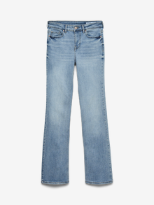 Vero Moda VMFLASH Mid Rise Ausgestellt Jeans -Light Blue Denim - 10342008