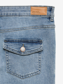 Vero Moda VMFLASH Mid Rise Ausgestellt Jeans -Light Blue Denim - 10342008