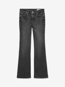 Vero Moda VMFLASH Közepes derék Bő Farmer -Dark Grey Denim - 10342009