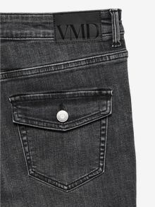 Vero Moda VMFLASH Közepes derék Bő Farmer -Dark Grey Denim - 10342009