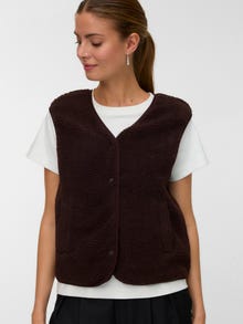 Vero Moda VMJOSEFINE Gilet -Black Coffee - 10342012
