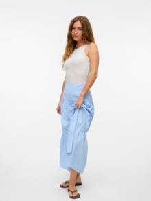 Vero Moda VMVICHY Wysoka talia Długa spódnica -Granada Sky - 10342030
