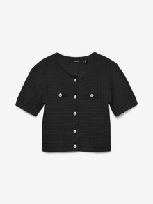 Vero Moda VMHARVA Knit Cardigan -Black - 10342037