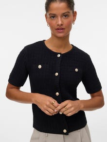 Vero Moda VMHARVA Knit Cardigan -Black - 10342037