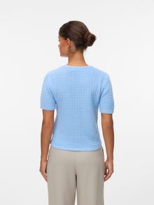 Vero Moda VMHARVA Dzianinowy kardigan -Chambray Blue - 10342037