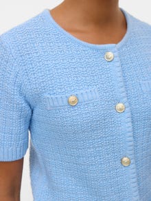 Vero Moda VMHARVA Dzianinowy kardigan -Chambray Blue - 10342037