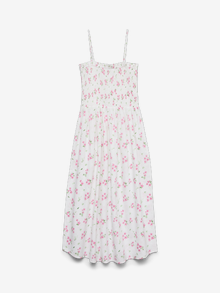 Vero Moda VMHALLIE Langes Kleid -Snow White - 10342081