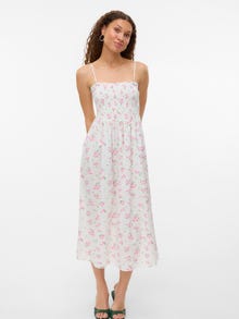 Vero Moda VMHALLIE Lång klänning -Snow White - 10342081
