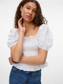 Vero Moda VMCARRIE Top -Snow White - 10342166