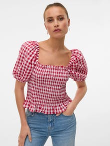 Vero Moda VMCARRIE Tops -Crimson - 10342166