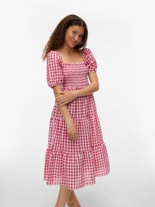 Vero Moda VMCARRIE Long dress -Crimson - 10342168