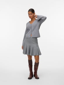 Vero Moda AWHANNA Gebreid vest -Medium Grey Melange - 10342206