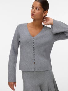 Vero Moda AWHANNA Neuletakit -Medium Grey Melange - 10342206