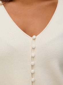 Vero Moda AWHANNA Gebreid vest -Birch - 10342206