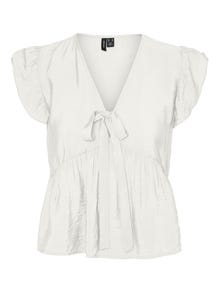 Vero Moda VMFLORA Top -Snow White - 10342303
