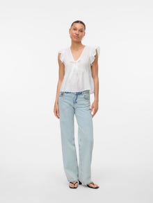 Vero Moda VMFLORA Top -Snow White - 10342303