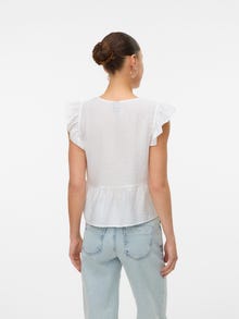 Vero Moda VMFLORA Top -Snow White - 10342303