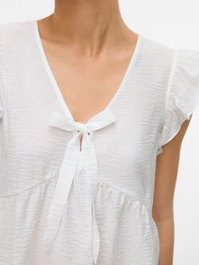 Vero Moda VMFLORA Top -Snow White - 10342303