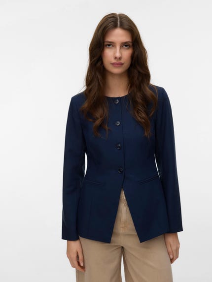 YYNUDA Vrouwen Blazer Slim Fit lange mouw Office Werk Blazer Jas Een YYNUDA Vrouwen Blazer Slim Fit lange mouw Office Werk Blazer Jas Een