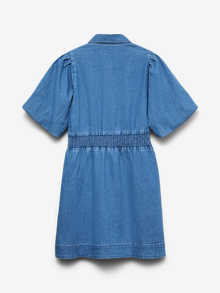 Vero Moda VMCASSIDY Kurzes Kleid -Medium Blue Denim - 10342479
