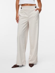Vero Moda VMVILJA Trousers -Pumice Stone - 10342853