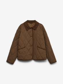 Vero Moda VMAGNES Quilted Jacket -Dark Earth - 10342927