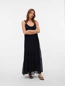 Vero Moda VMSMILLA Garā kleita -Black - 10342941