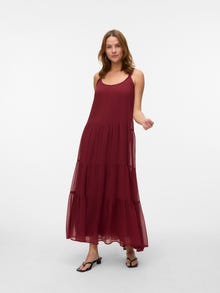 Vero Moda VMSMILLA Vestido largo -Syrah - 10342941
