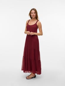 Vero Moda VMSMILLA Vestido largo -Syrah - 10342941