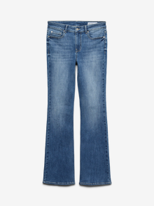 Vero Moda VMFLASH Mid rise Flared Fit Jeans -Medium Blue Denim - 10343064