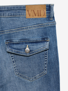 Vero Moda VMFLASH Mid rise Flared fit Jeans -Medium Blue Denim - 10343064