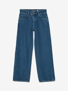 Vero Moda SNRANCY Mid rise Φαρδύ στο κάτω μέρος Τζιν -Medium Blue Denim - 10343086