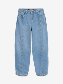 Vero Moda SNRANCY Barrel Fit Jeans -Light Blue Denim - 10343093