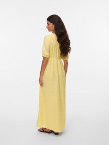 Vero Moda VMSIGNE Robe longue -Pale Banana - 10343307