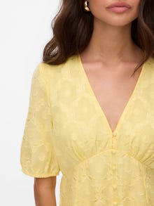 Vero Moda VMSIGNE Robe longue -Pale Banana - 10343307