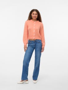 Vero Moda VMWILO Knit Cardigan -Cantaloupe - 10343411
