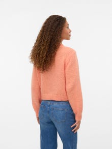 Vero Moda VMWILO Knit Cardigan -Cantaloupe - 10343411