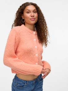 Vero Moda VMWILO Knit Cardigan -Cantaloupe - 10343411