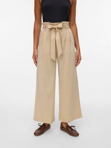 Vero Moda VMSYDNEY Hohe Taille Ancle Hose -Safari - 10343569