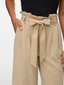 Vero Moda VMSYDNEY Høy midje Ancle Bukser -Safari - 10343569