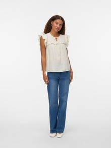 Vero Moda VMELINA Top -Birch - 10343603