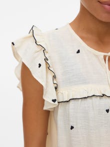 Vero Moda VMELINA Top -Birch - 10343603