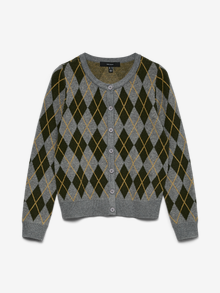 Vero Moda VMSAGE Knit Cardigan -Medium Grey Melange - 10343727