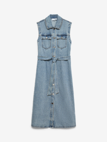 Vero Moda VMAYA Midi dress -Medium Blue Denim - 10343792
