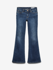 Vero Moda VMSIGI Niedrige Taille Ausgestellt Jeans -Dark Blue Denim - 10343814
