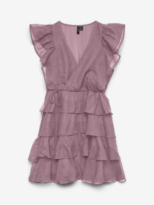 Vero Moda VMSABRINA Korte jurk -Elderberry - 10343815